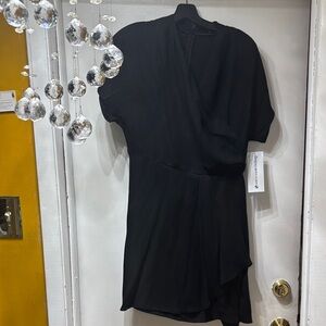 North shore exchange Elegant Black wrap Dress
